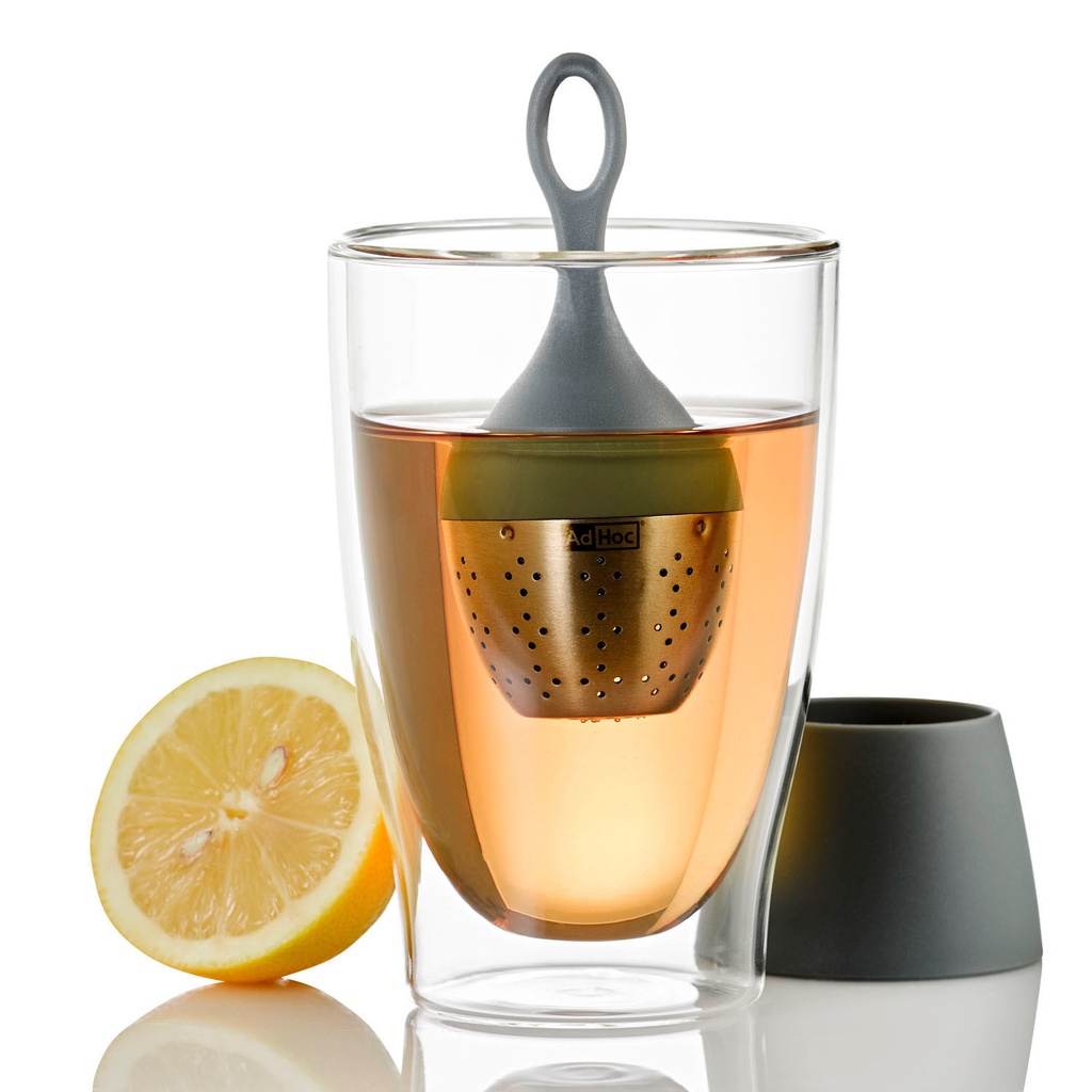Ad Hoc Floatea Floating Tea Infuser with Stand GRIJS