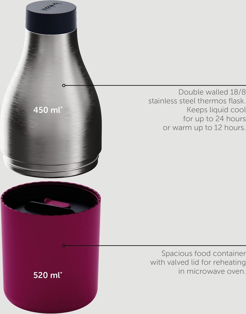 Trebonn Voedselcontainer 'Food & Hydrate 2'