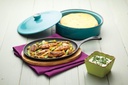 KitchenCraft World of Flavours Mexican Cast Iron Fajita Sizzler