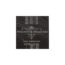 Creative Tops Slate Effect Weights and Measures Work Surface Protector