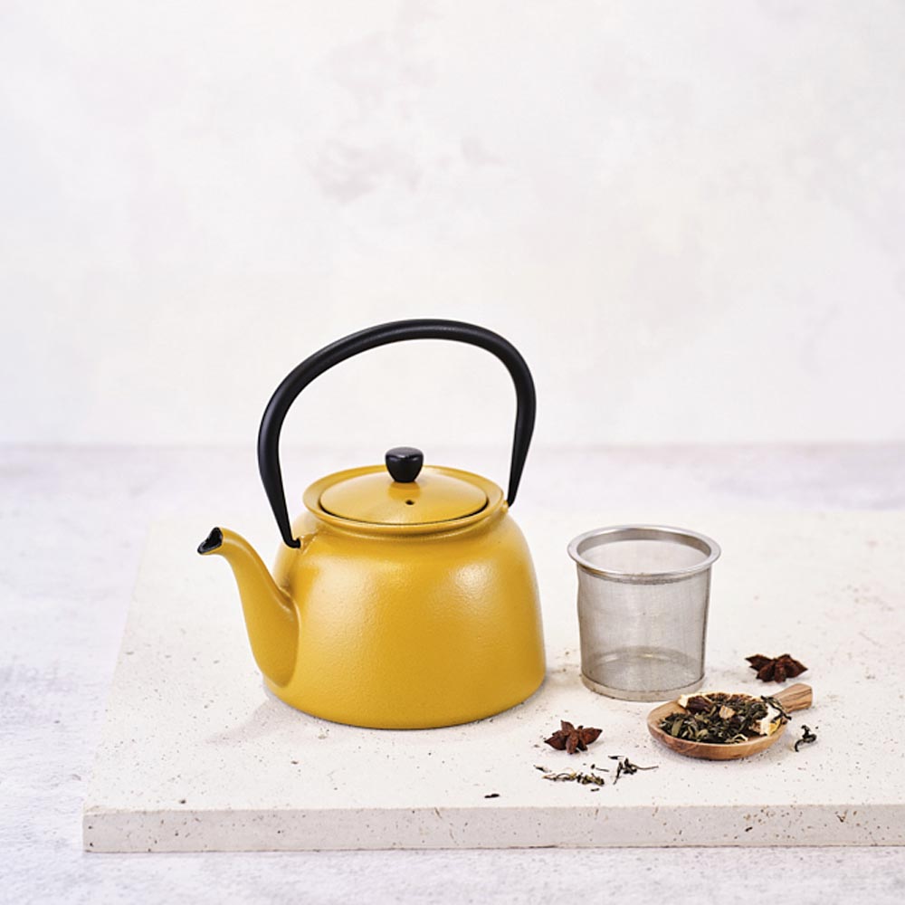 Cosy & Trendy Theepot 0,92L Jane Mosterdgeel