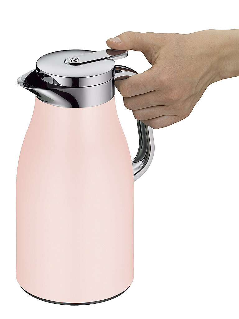 ALFI Thermoskanne - Isolierkanne 1l SKYLINE Pastel Rose Matt Rosa