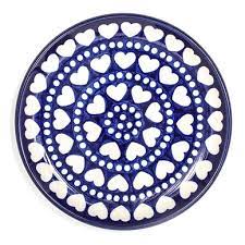 Bunzlau Cake Dish Ø 16 cm - Blue Valentine