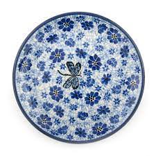 Bunzlau Cake Dish Ø 16 cm - Dragonfly