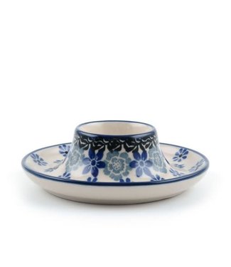 Bunzlau Egg Cup Flat - Belle Fleur