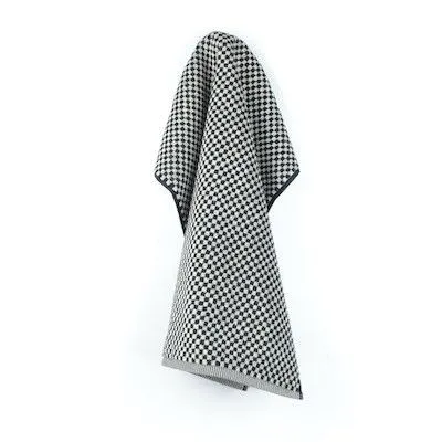 Bunzlau Kitchen Towel Small Check Black
