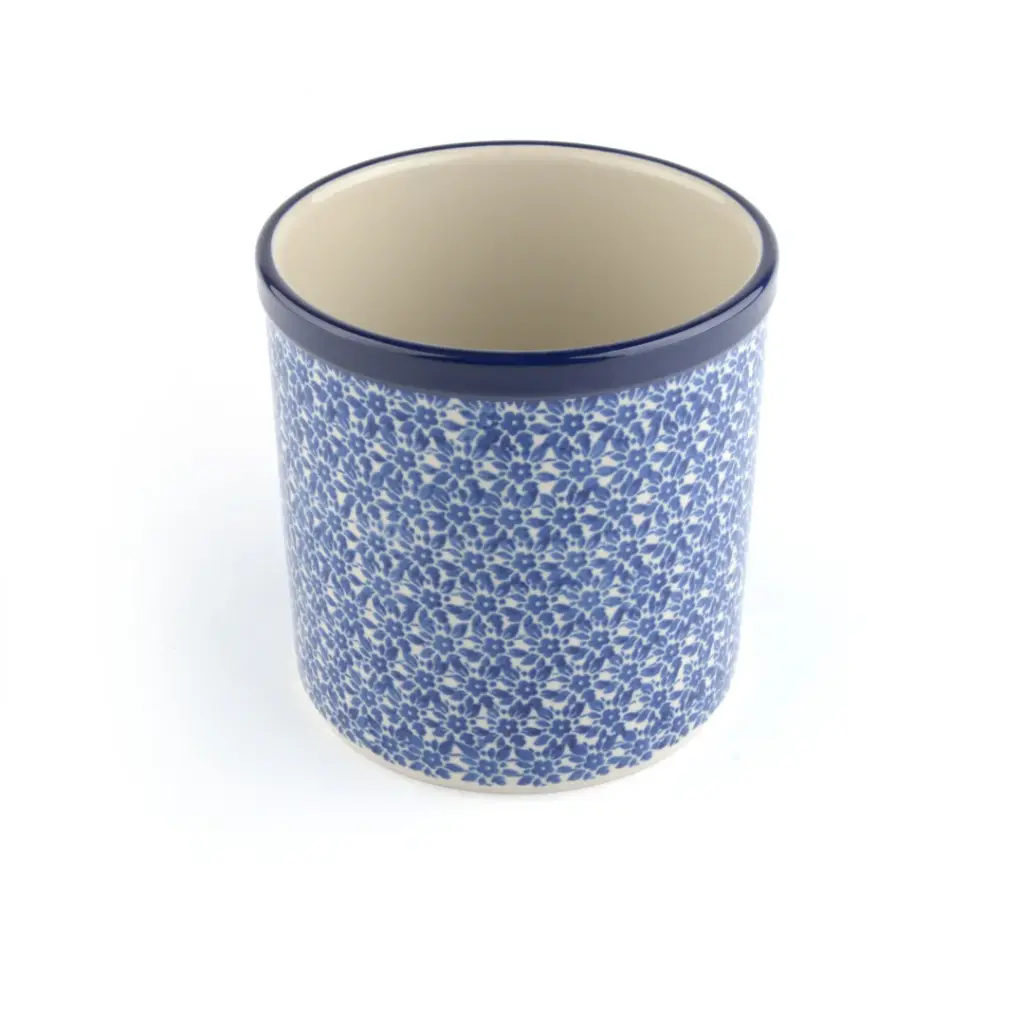 Bunzlau Kitchen Utensil Pot / Flower Pot Ø 14 cm - Indigo