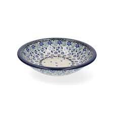 Bunzlau Plate Deep Ø 21 cm - Belle Fleur