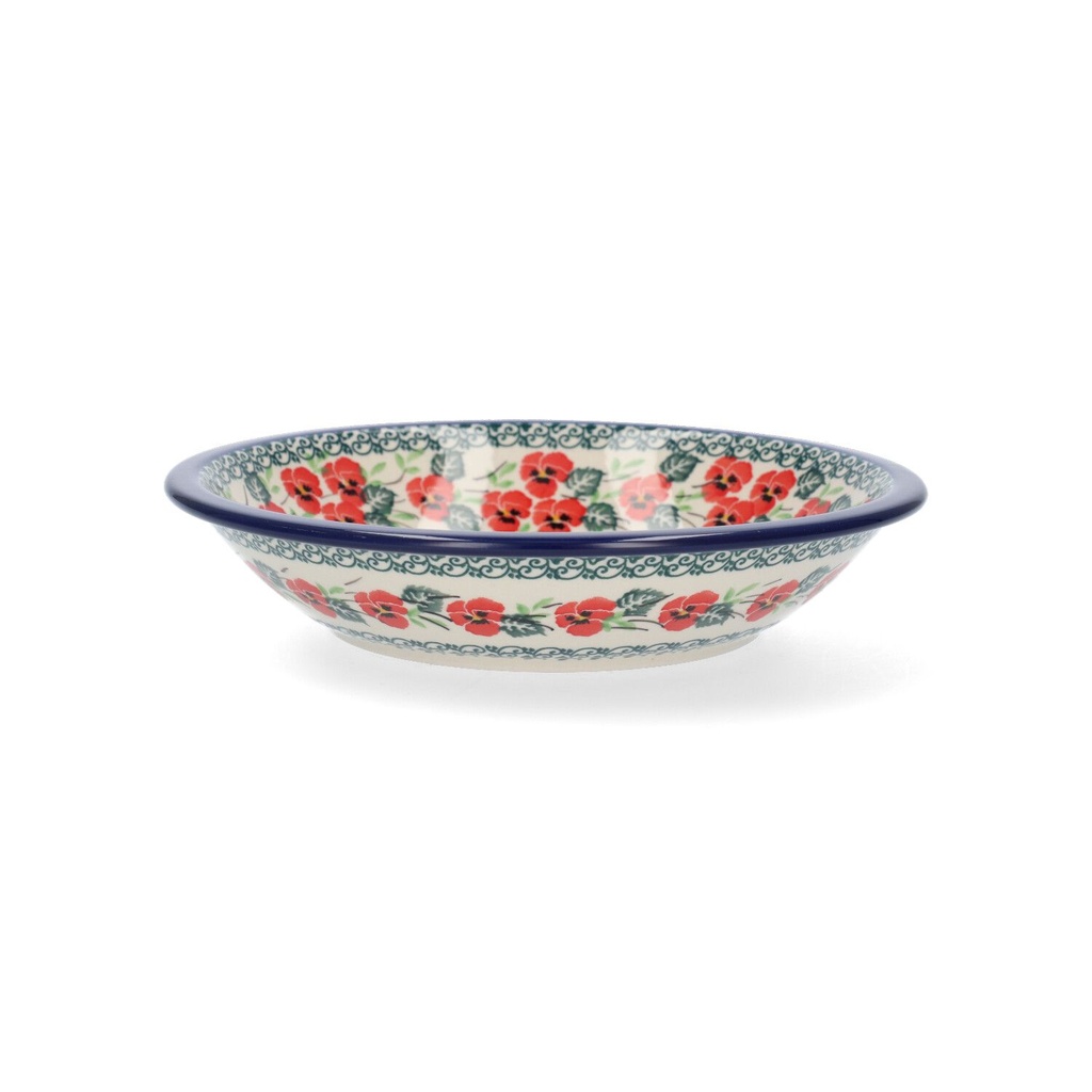 Bunzlau Plate Deep Ø 21 cm - Romance