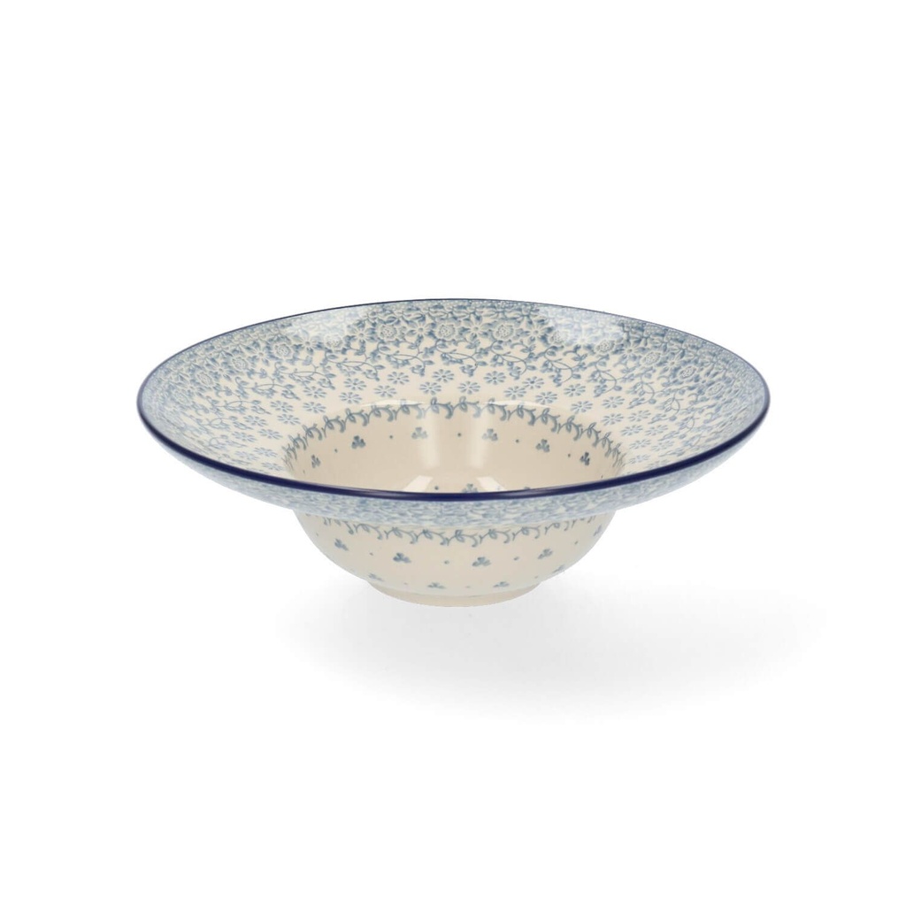 Bunzlau Plate for Pasta Ø 25 cm - Ocean Breeze