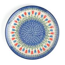 Bunzlau Plate Ø 25,5 cm - Tulip Royal