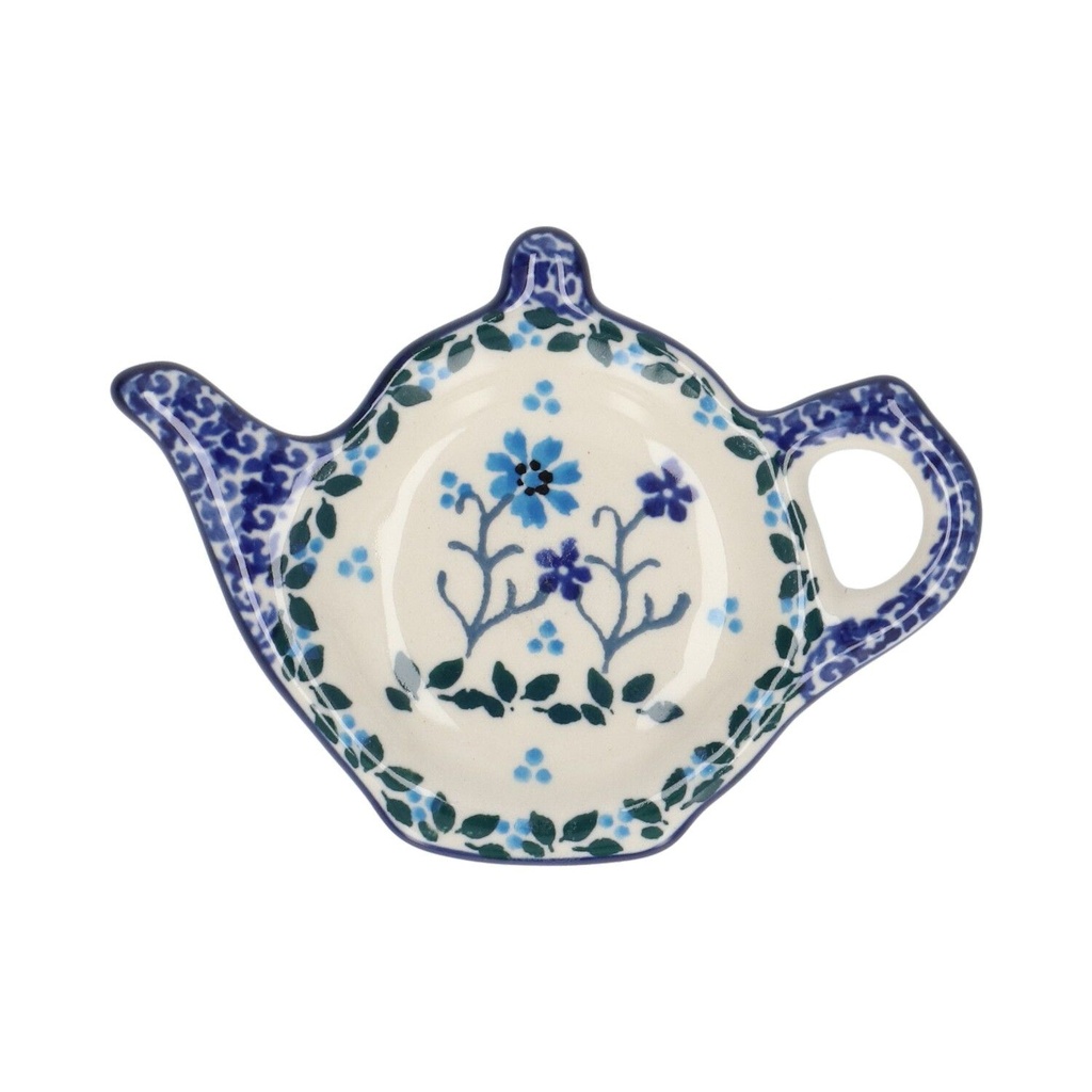 Bunzlau Teabag Dish Teapot - Spring Hill