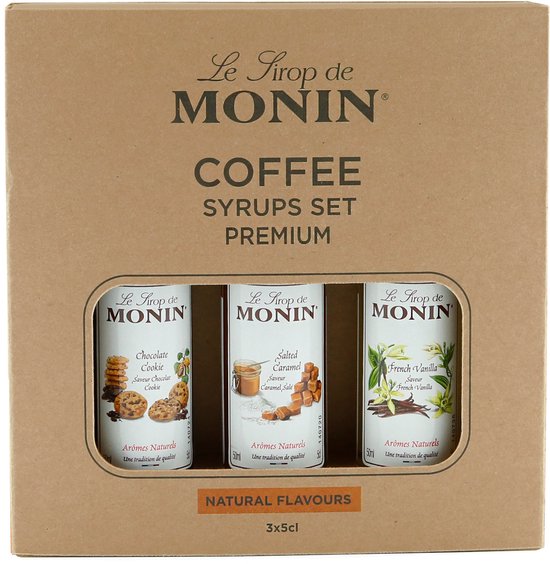 MONIN KOFFIE SIROOP SET
