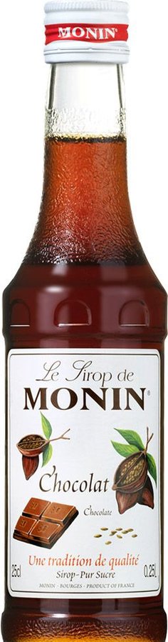 MONIN SIROOP CHOCOLATE 25CL