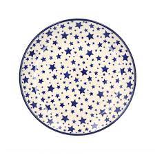 Bunzlau Plate Ø 25,5 cm - STARS