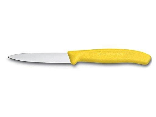 Victorinox Swiss Classic Groente- en schilmesje geel glad 8 cm