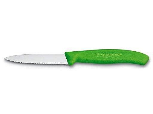 Victorinox Swiss Classic Groente- en schilmesje groen 8 cm gekarteld