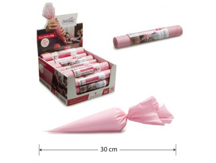 SPUITZAK ROZE 30CM 10STUKS