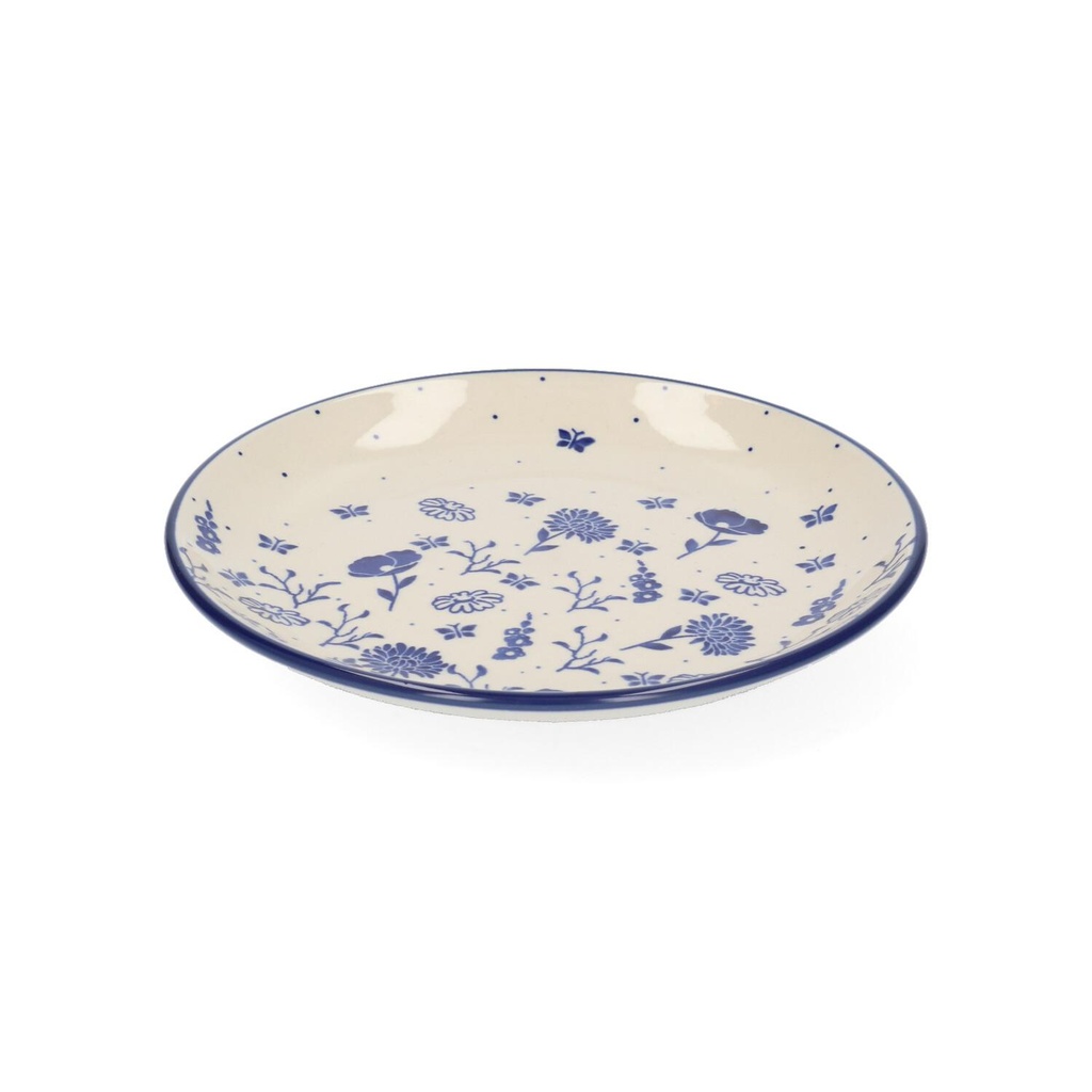 BUNZLAU BORD 20 CM, FLOWER FESTIVAL