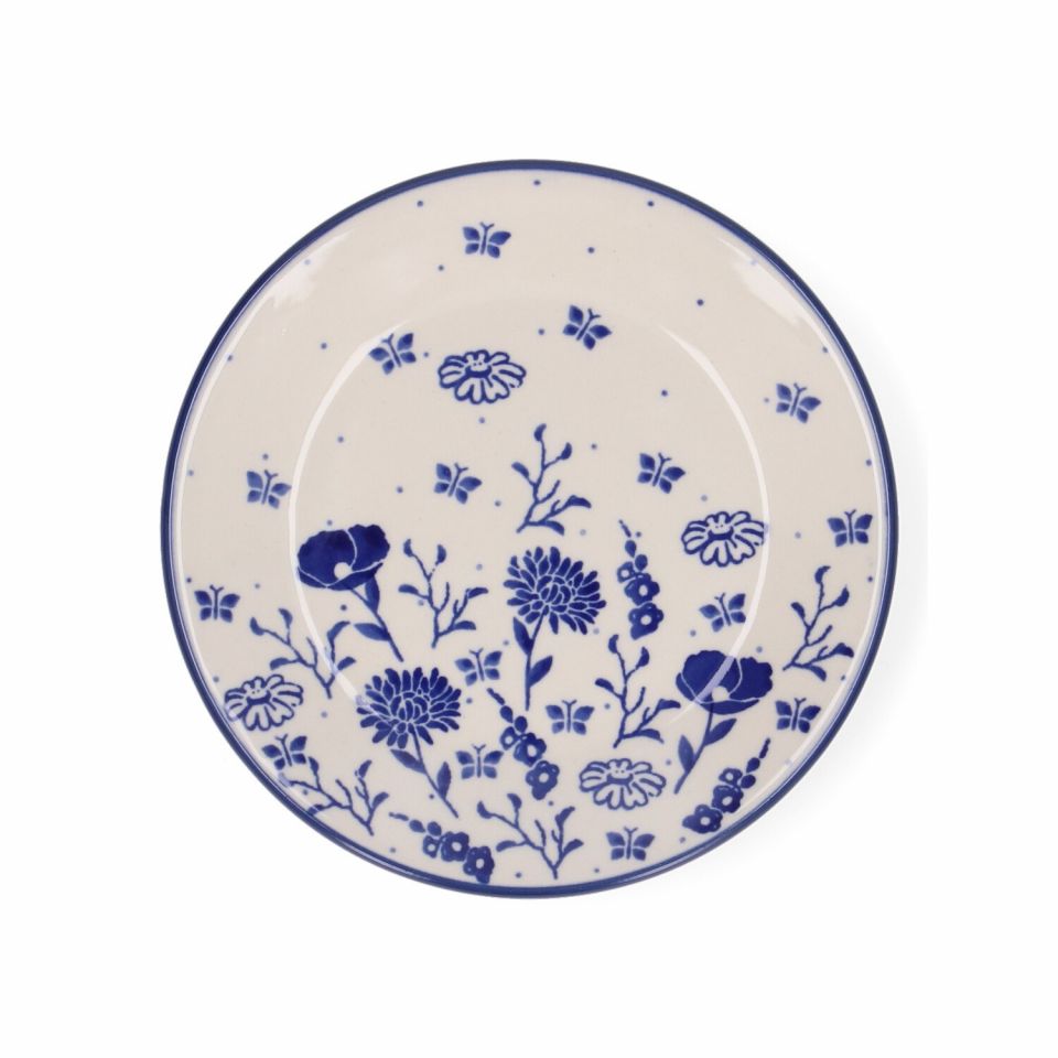 Bunzlau Cake Dish Ø 16 cm - FLOWER FESTIVAL