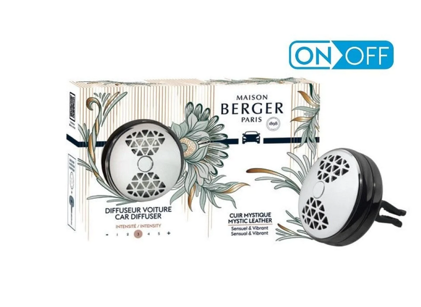 Maison Berger - Anti Odour Car Diffuser Mystic Leather