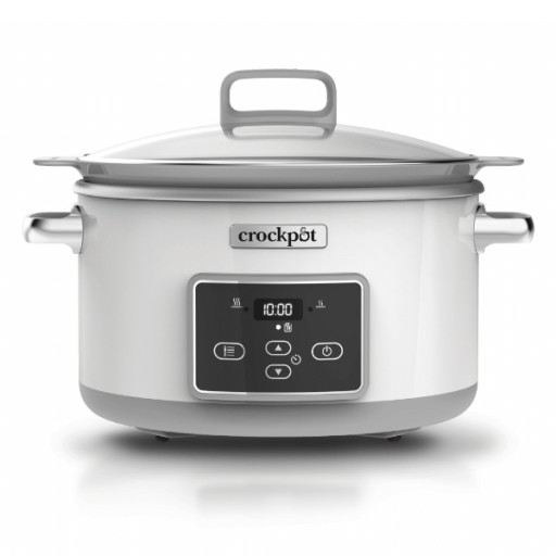 DuraCeramic Sauté Slowcooker White 5L (CR026)