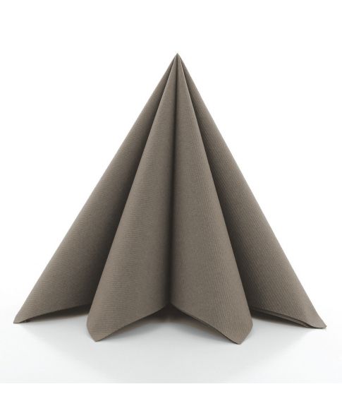 SERVET UNI BEIGE GREY 40 X 40 CM, 12 STUKS
