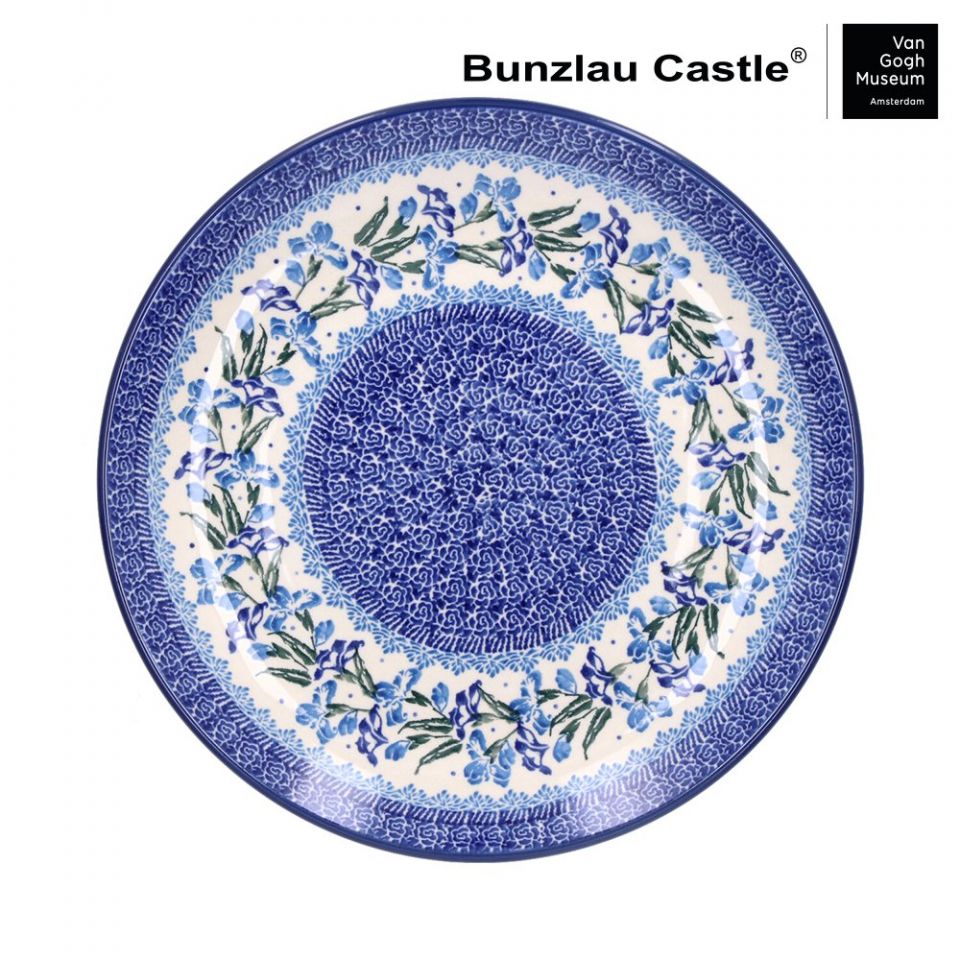 Bunzlau  DINERBORD 25,5 CM - VGM IRISES