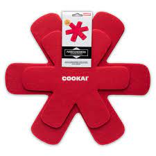 COOKAI PANBESCHERMERS 4 STUKS ROOD