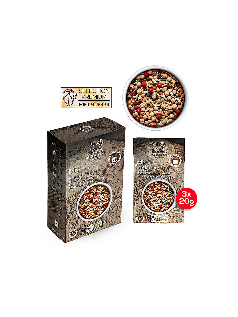 Peugeot frisse pepermelange 60 gram