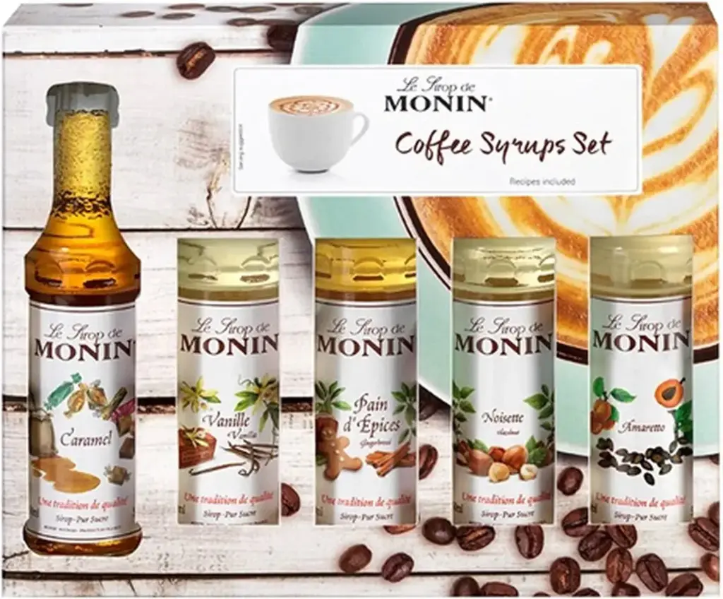 MONIN KOFFIE SIROOP SET 5ST