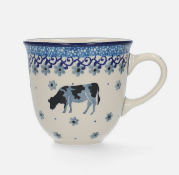 Bunzlau Mug Tulip 330 ml - Cow