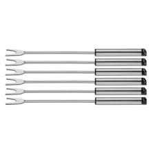 FONDUEVORKEN, BELANA, RVS, SET VAN 6