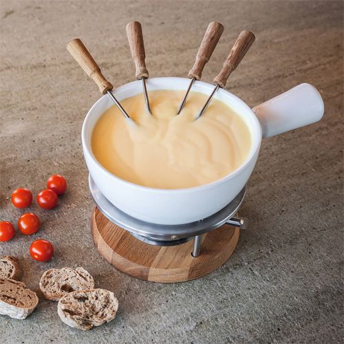 BOSKA KAAS FONDUE SET BIANCO