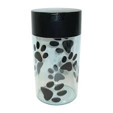 KOFFIEBUS TIGHTVAC 1.3LTR CLEAR BLACK CAP PAW DESIGN