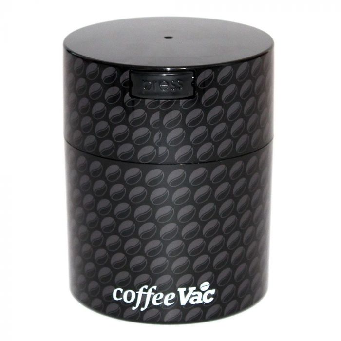 KOFFIEBUS COFFEEVAC 1.85LTR CLEAR BLACK CAP COFFEE PRINT