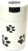KOFFIEBUS TIGHTVAC 0.57LTR SOLID WHITE CAP PAWS DESIGN