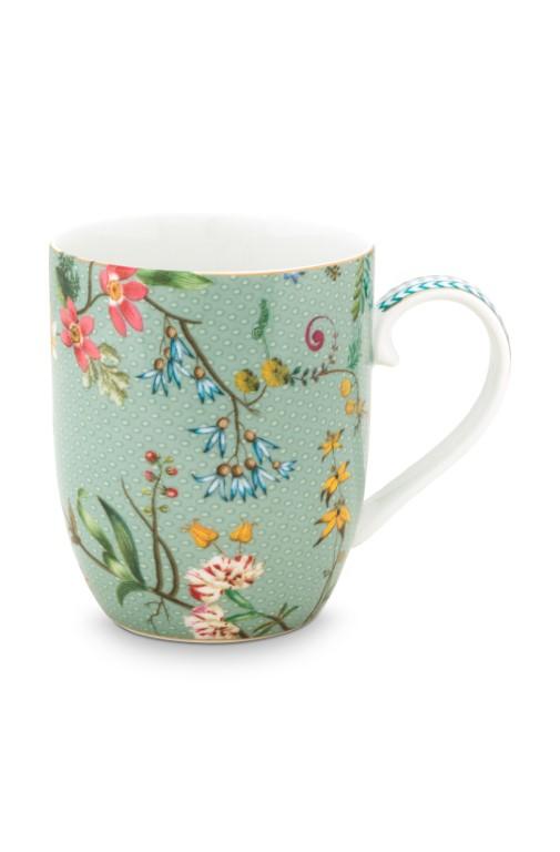 Pip studio Jolie flowers mok  145ml - blue 
