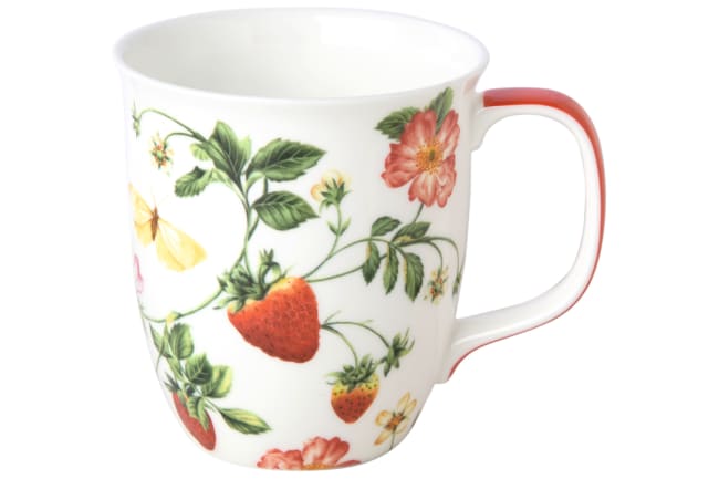 IHR BONE CHINA MUG SWEET STRAWBERRY 350ML