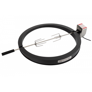 big green egg rotisserie  l