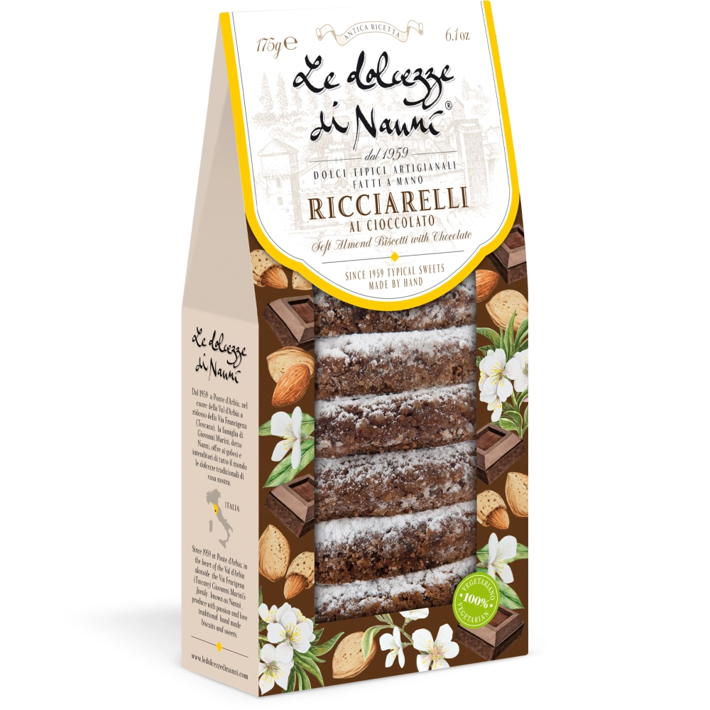 RICCIARELLI CHOCOLATE 175GR  