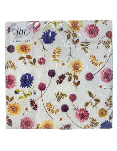 IHR SERVETTEN CAROLINA LINEN  3LAAGS 20 STUKS 33X33CM