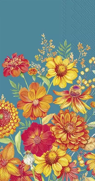 IHR SERVETTEN ARYA PETROL 3LAAGS 16 STUKS 33X42CM