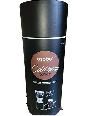 ASOBU KOFFIE MAKER COLD BREW 1LTR ZWART