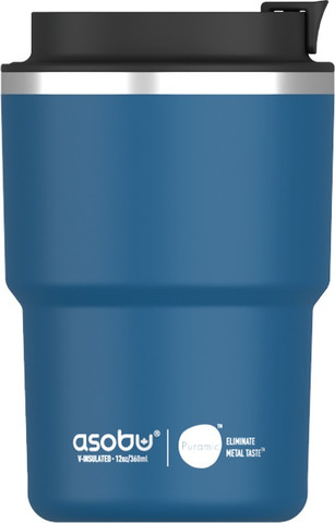ASOBY DRINKBEKER 380ML KERAMISCH BLAUW