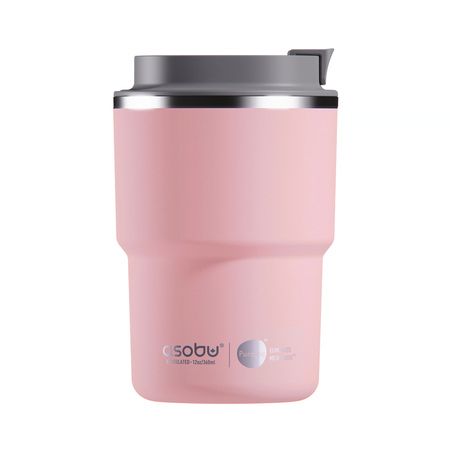 ASOBY DRINKBEKER 380ML KERAMISCH ROZE