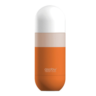 ASOBU THERMOSFLES 420ML PASTEL ORANJE