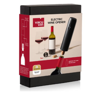 VacuVin Elektrische Wijnopener + Foliesnijder