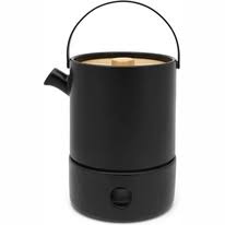 BREDEMEIJER THEEPOT MET WARMER  ZWART