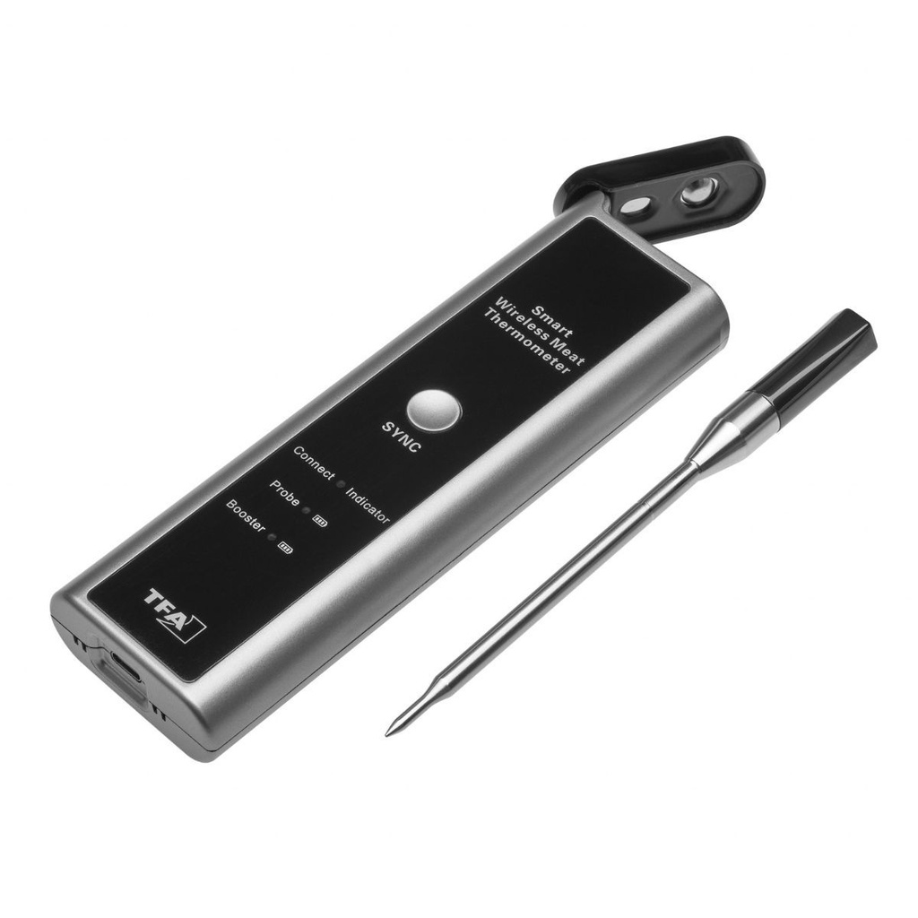 TFA WIRELESS BBQ MEAT THERMOMETER SMART